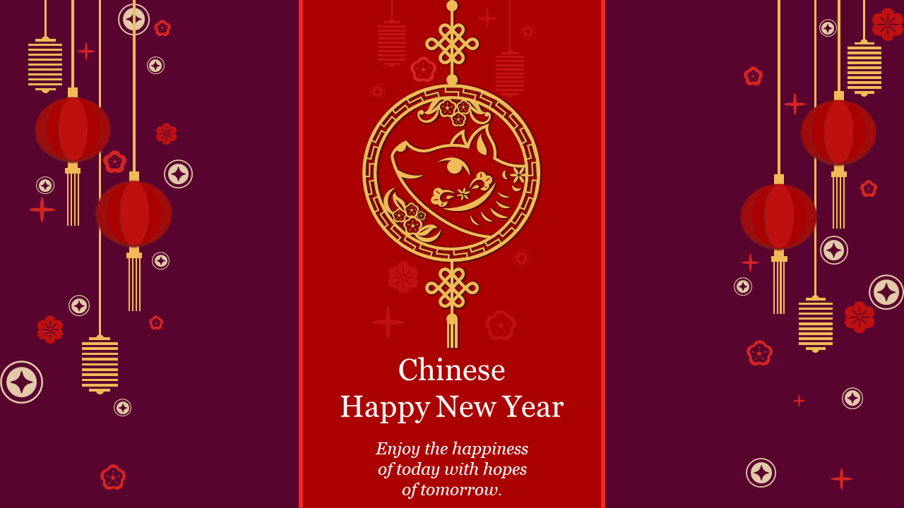 Lunar New Year PowerPoint Template and Google Slides